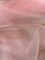1 Yard Blossom Pink Crystal Organza Sheer Shiny Polyester Fabric for Dresses and Crafts 58/59 inches wide